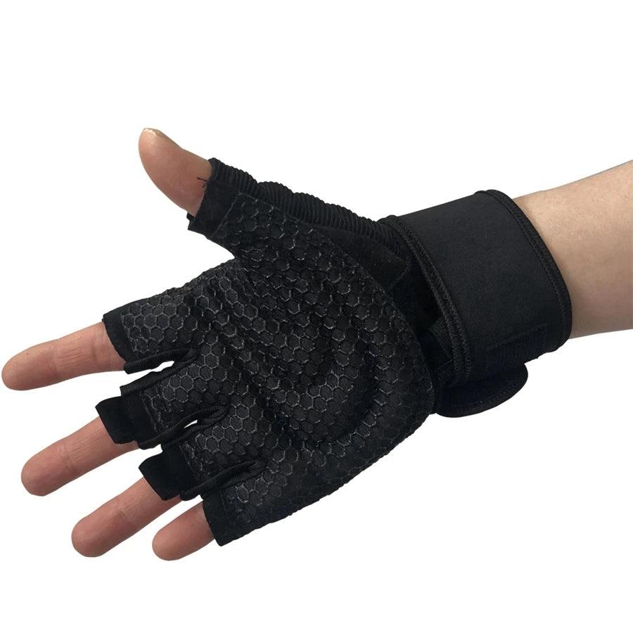 Weight Lifting Gloves With Wrist Wrap