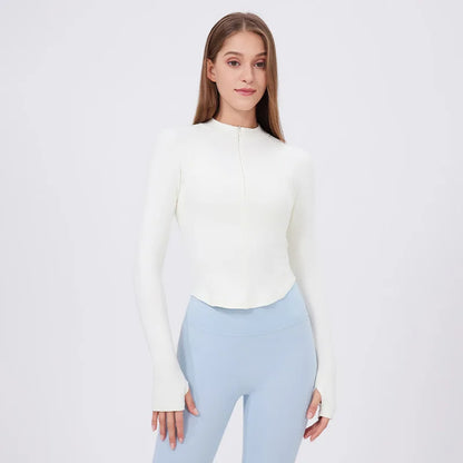 Workout Jacket - Fitness Apparel & Breathable Running Top