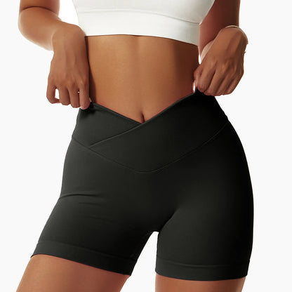 High Waist Yoga Shorts - Seamless, Breathable, and Supportive