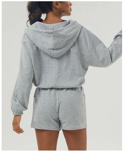 Workout Jacket - Breathable Running Jacket & Zipper Hoodie