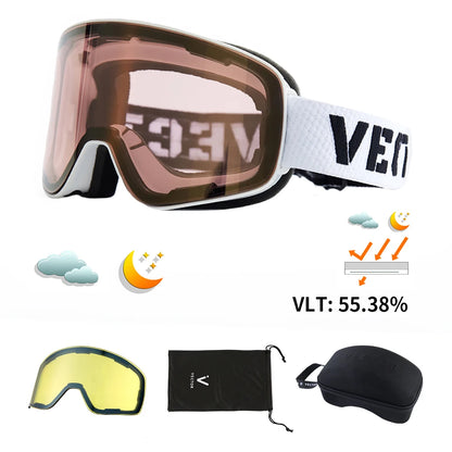 Ski Goggles - Anti-Fog UV400 Snowboard Eyewear