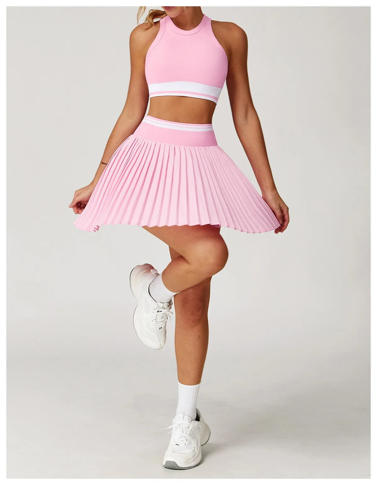 Tennis Dress Set - Quick-Drying Sportswear & Fitness Outfit