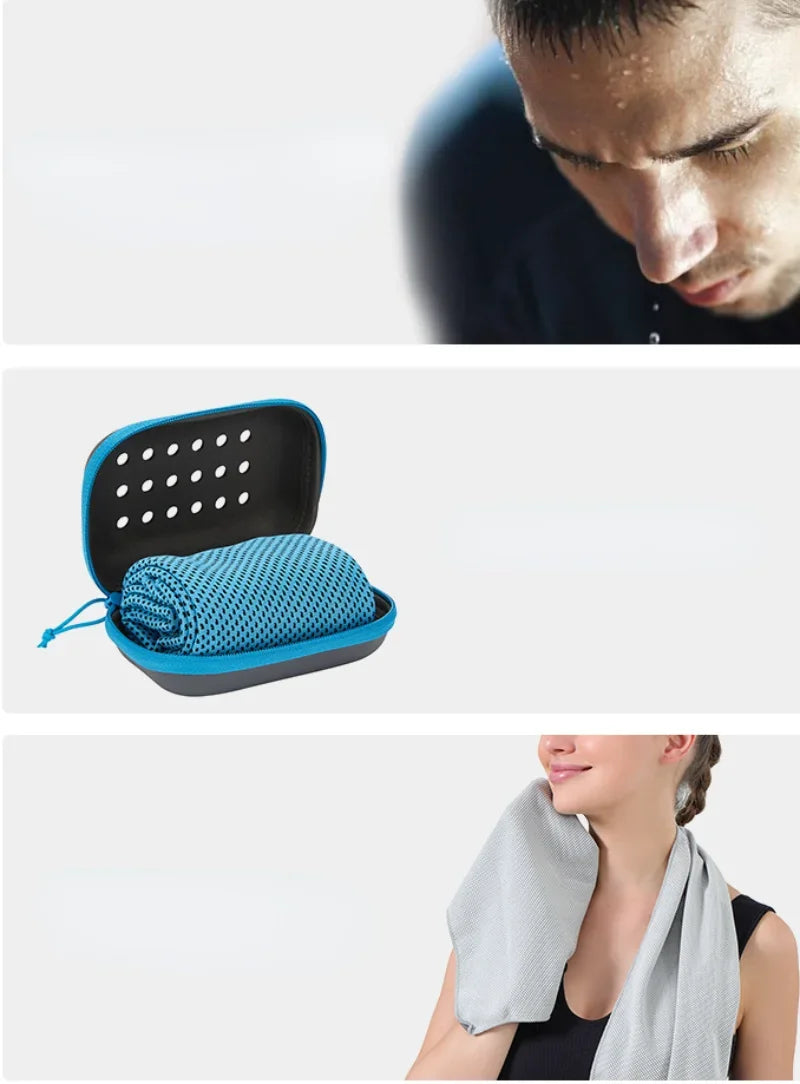 Instant Dry Sports Towel With Case