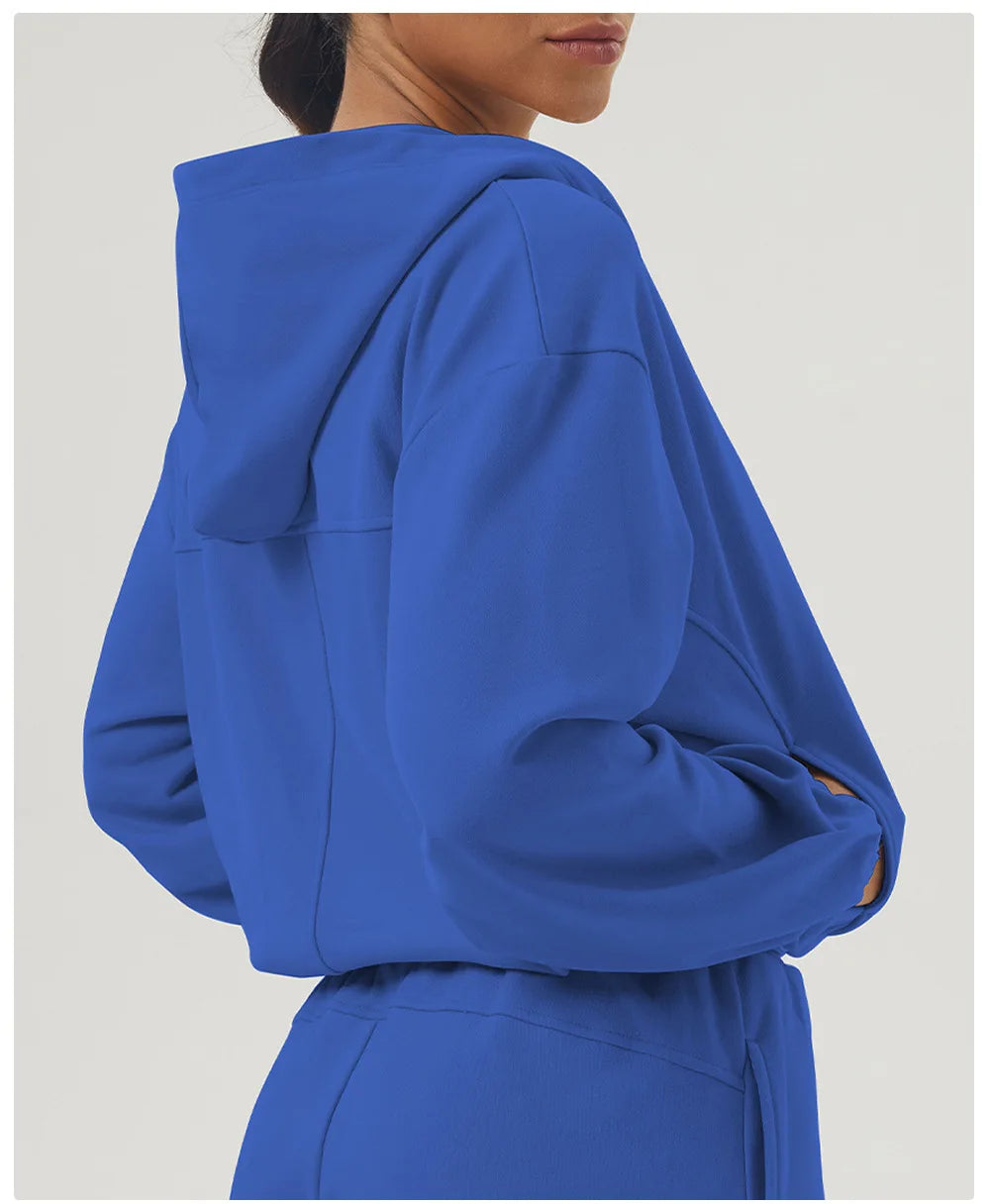 Workout Jacket - Breathable Running Jacket & Zipper Hoodie