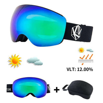 Ski Goggles - UV Protection & Interchangeable Lens Design