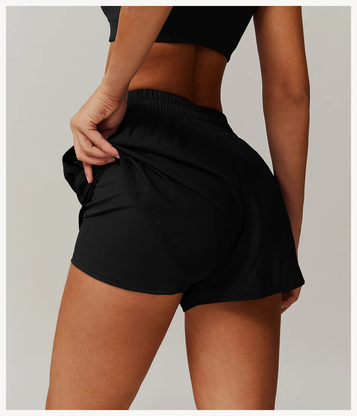 High Waist Sports Shorts - Comfort, Style, and Performance