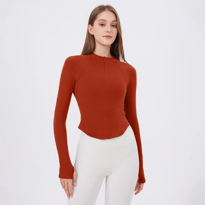 Workout Jacket - Fitness Apparel & Breathable Running Top