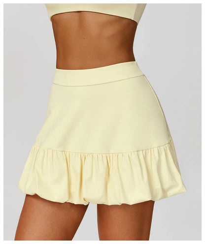 High Waisted Sports Skirt - Quick Dry & Breathable Performance