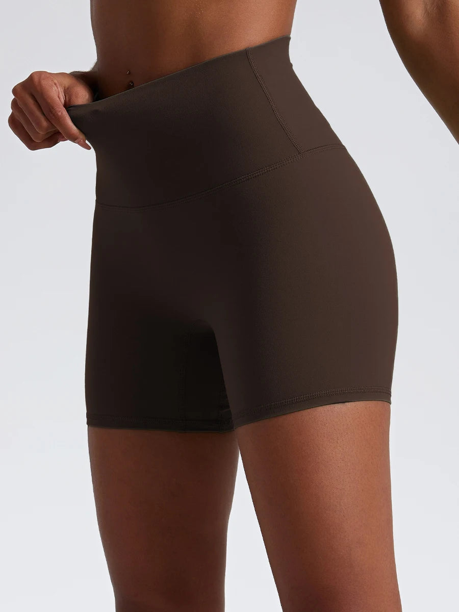 High Waist Yoga Shorts - Comfortable & Stylish Workout Gear