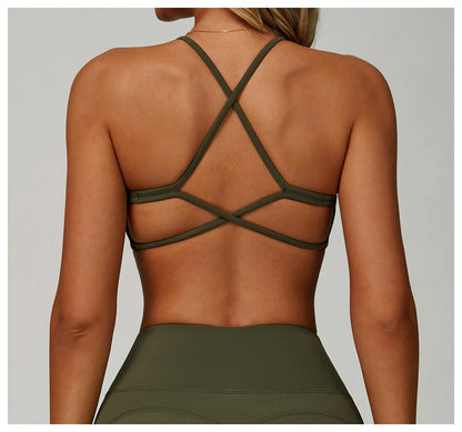 Breathable Sports Bra - Quick-Drying, Shockproof, Perfect for Fitness
