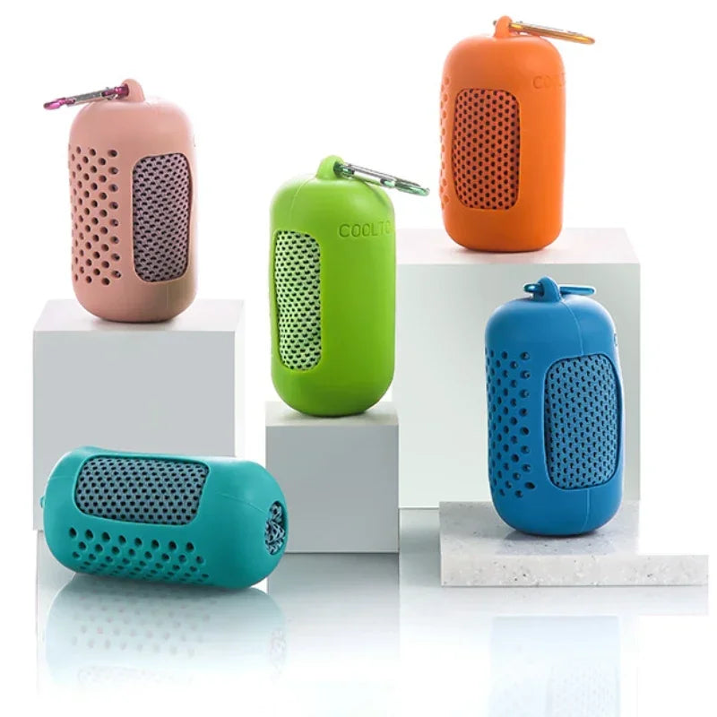 Instant Dry Sports Towel With Case