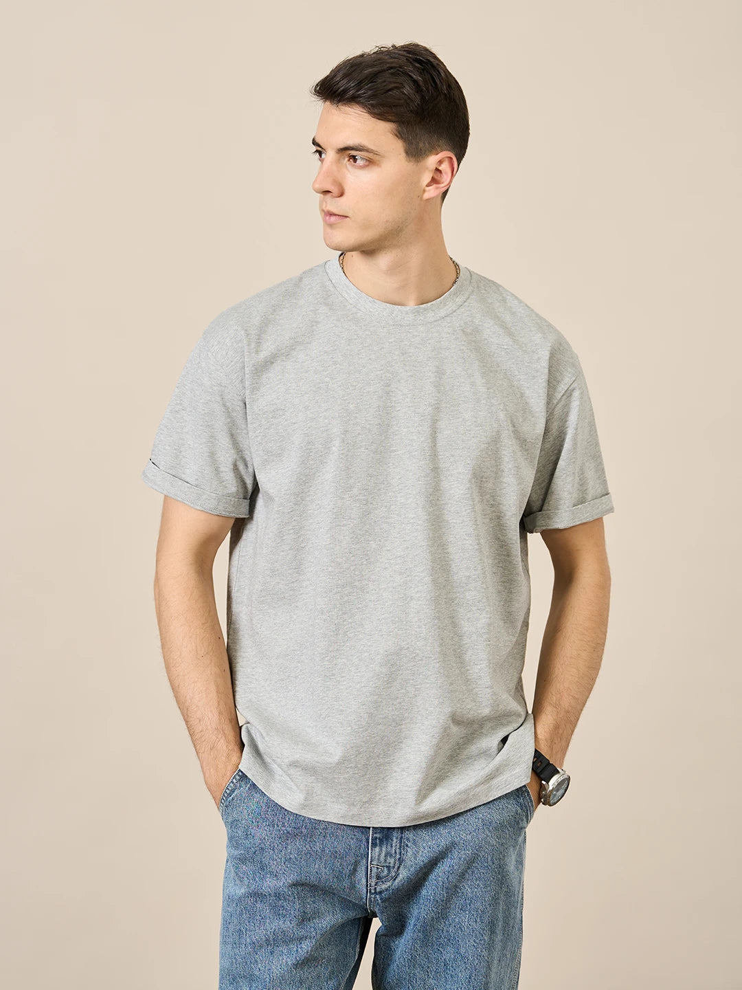 Cotton T-Shirt - Men's Casual & Oversized Tee