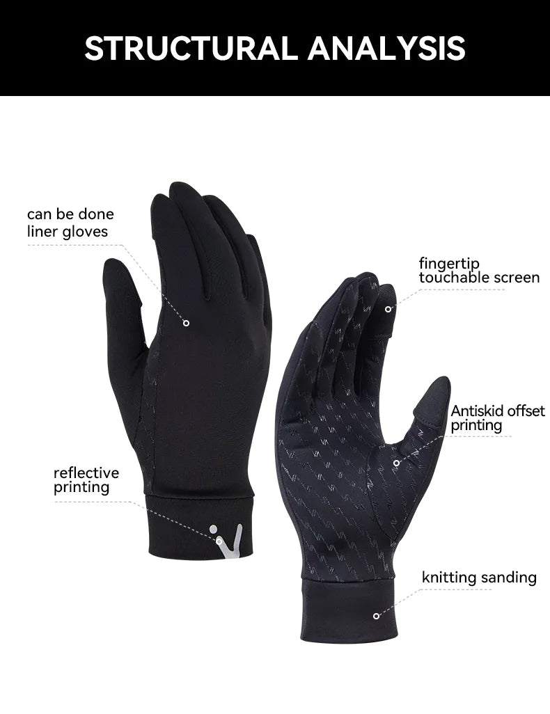 Ski Gloves - Waterproof & Touchscreen Winter Protection