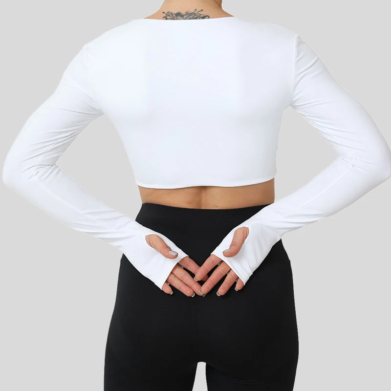 Gym Crop Top - Breathable & Quick Dry Fitness Essential