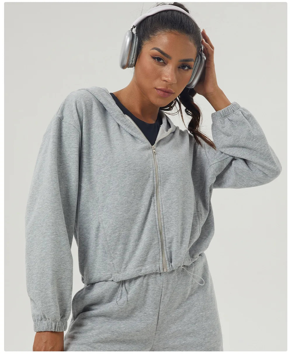 Workout Jacket - Breathable Running Jacket & Zipper Hoodie