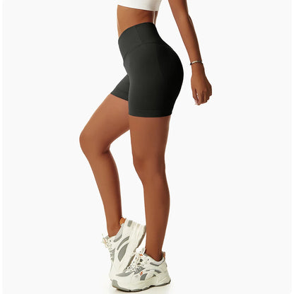 High Waist Yoga Shorts - Seamless, Breathable, and Supportive