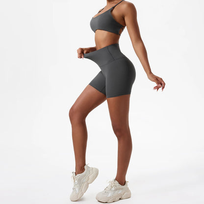 High Waist Yoga Shorts - Comfortable & Stylish Workout Gear