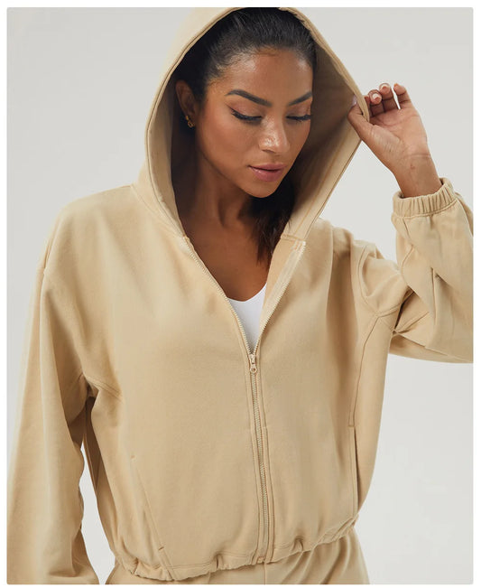 Workout Jacket - Breathable Running Jacket & Zipper Hoodie