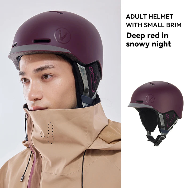 Ski Helmet with Removable Lining & CE Certified Safety