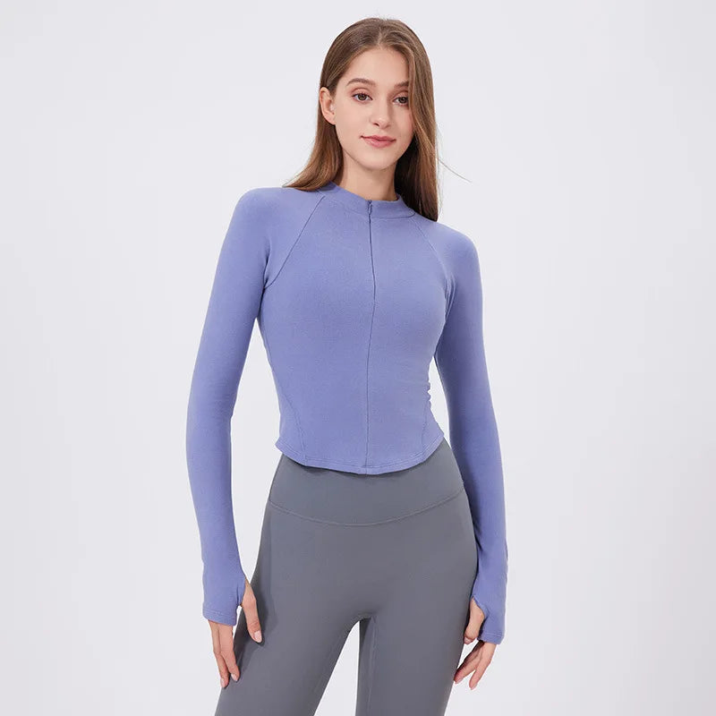 Workout Jacket - Fitness Apparel & Breathable Running Top