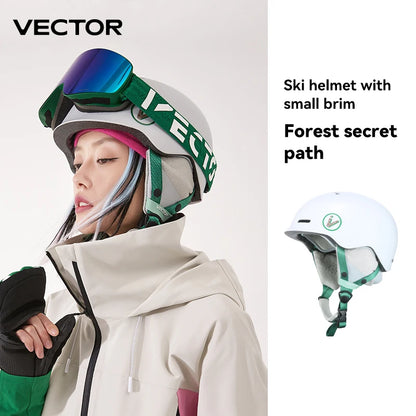 Ski Helmet with Removable Lining & CE Certified Safety