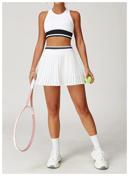 Tennis Dress Set - Quick-Drying Sportswear & Fitness Outfit