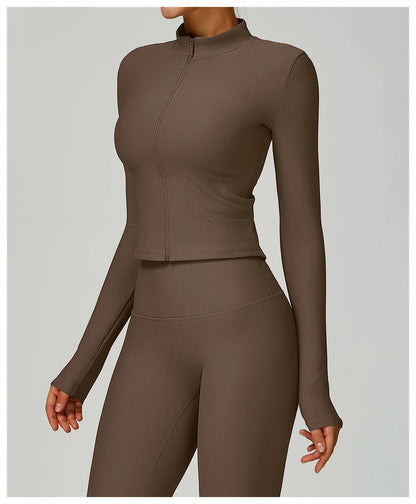 Yoga Jacket - Quick-Dry & Breathable Outdoor Workout Essential