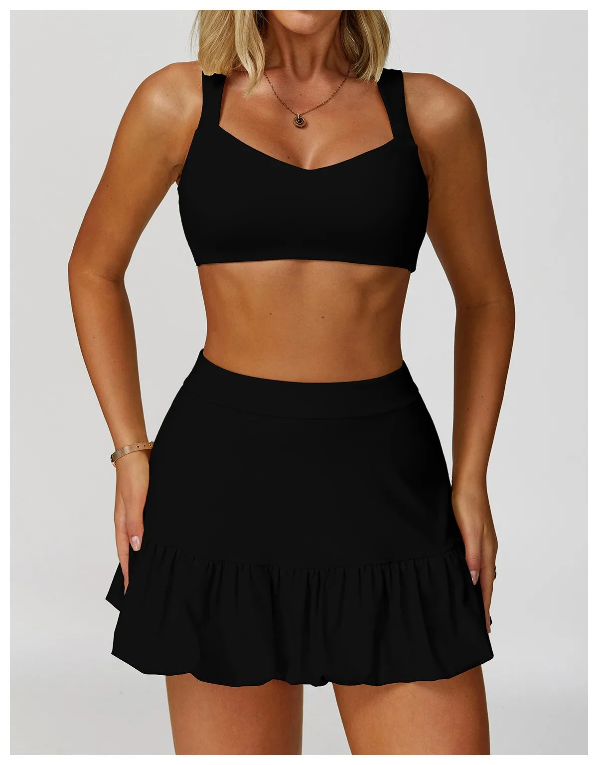 High Waisted Sports Skirt - Quick Dry & Breathable Performance