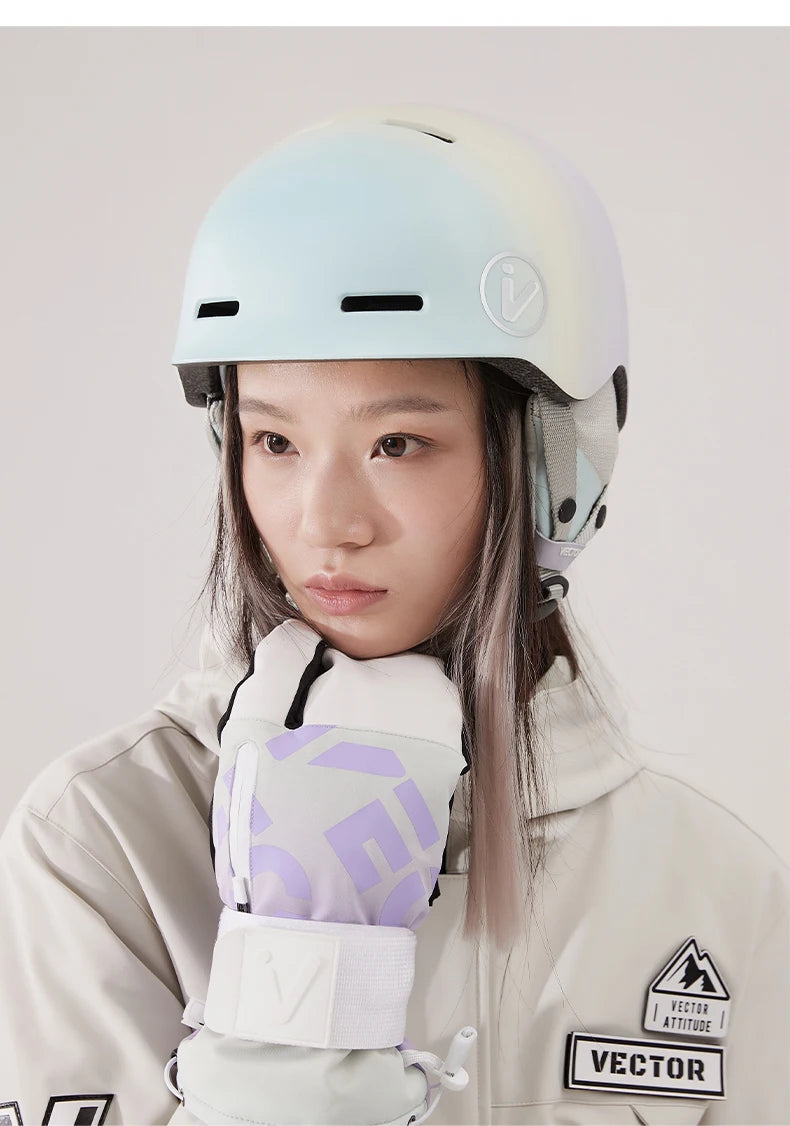 Ski Helmet with Removable Lining & CE Certified Safety