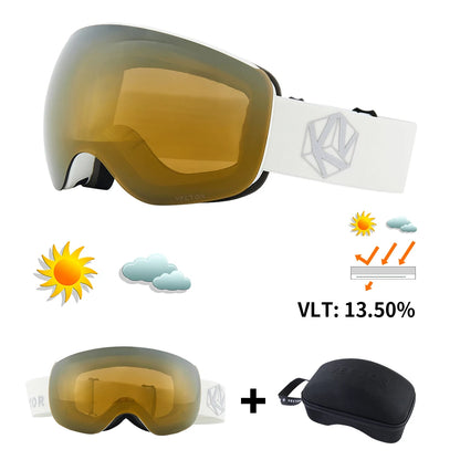 Ski Goggles - UV Protection & Interchangeable Lens Design