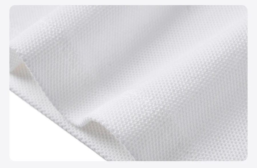 Breathable Pique T-Shirt - Cotton Blend Casual Tops