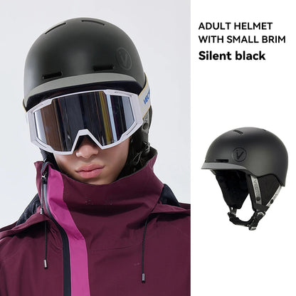 Ski Helmet with Removable Lining & CE Certified Safety