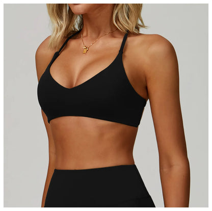 Breathable Sports Bra - Quick-Drying, Shockproof, Perfect for Fitness