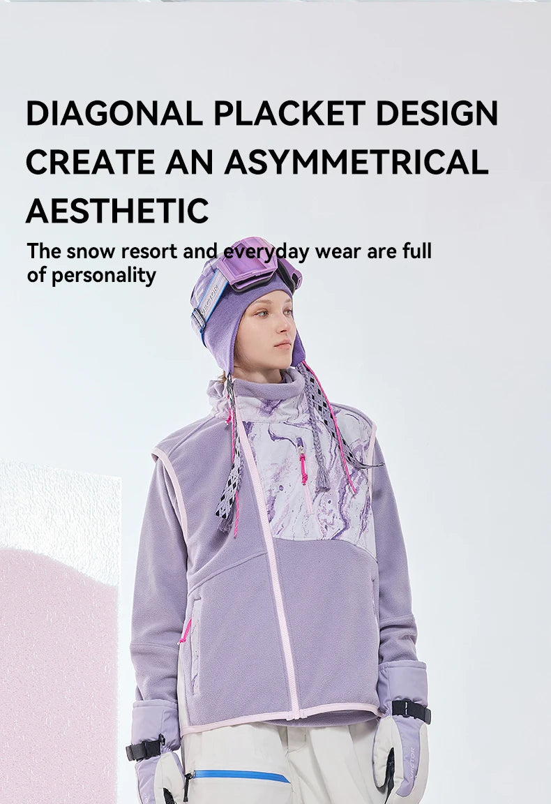 Fleece Vest - Versatile Outdoor & Hiking Mid Layer