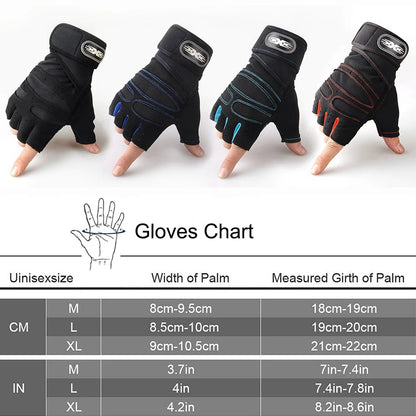 Weight Lifting Gloves With Wrist Wrap
