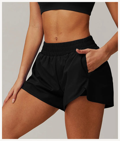 High Waist Sports Shorts - Comfort, Style, and Performance