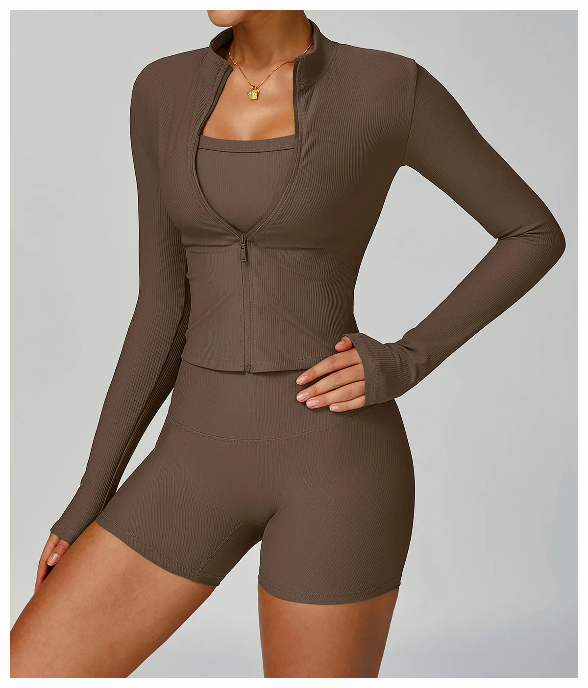 Yoga Jacket - Quick-Dry & Breathable Outdoor Workout Essential