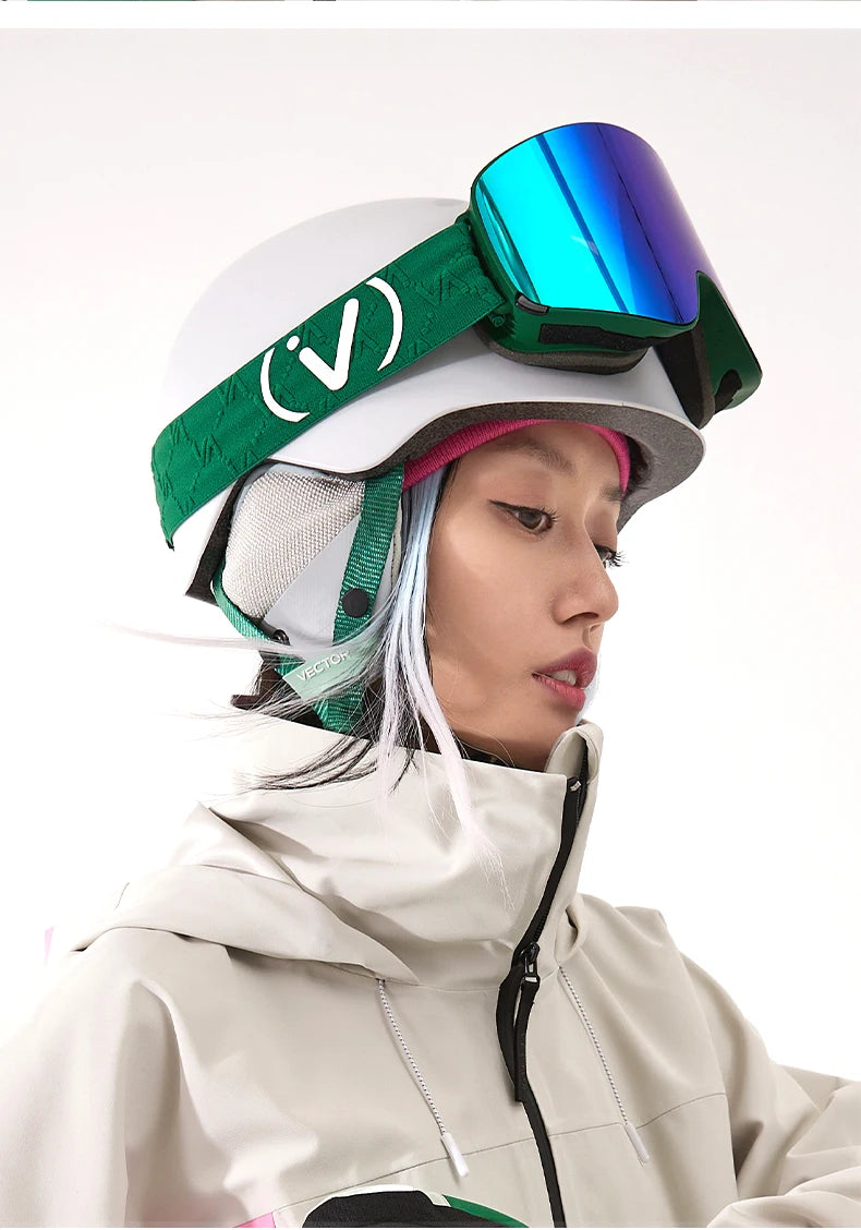 Ski Helmet with Removable Lining & CE Certified Safety