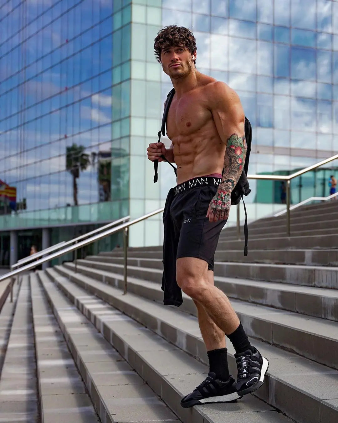 Sports Shorts - Quick Dry & Elastic Training Pants