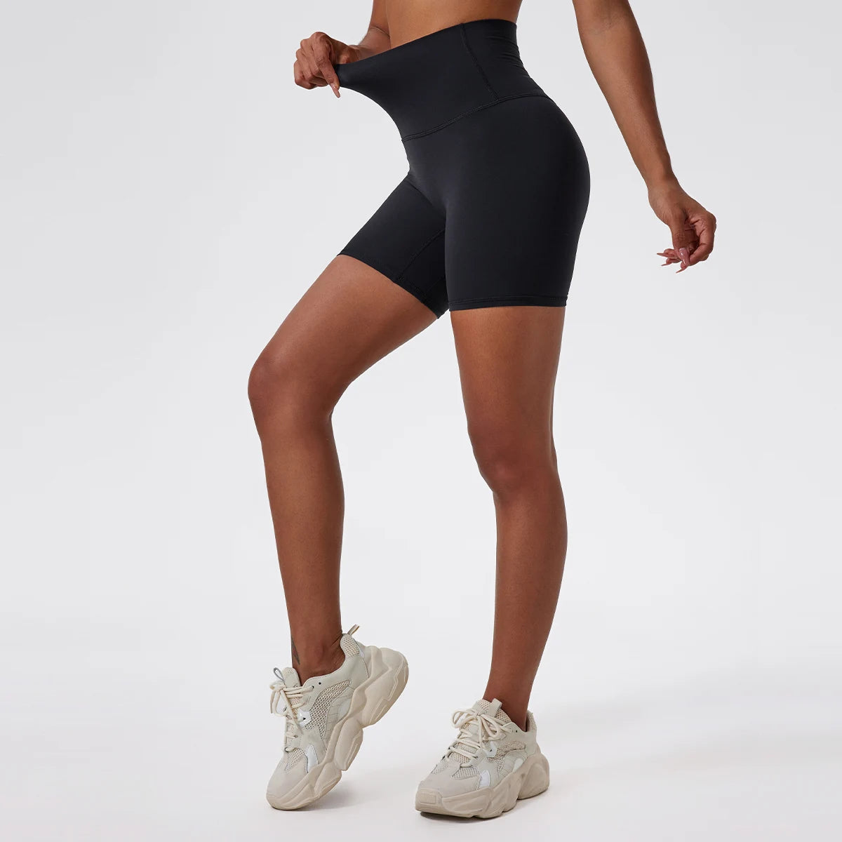 High Waist Yoga Shorts - Comfortable & Stylish Workout Gear