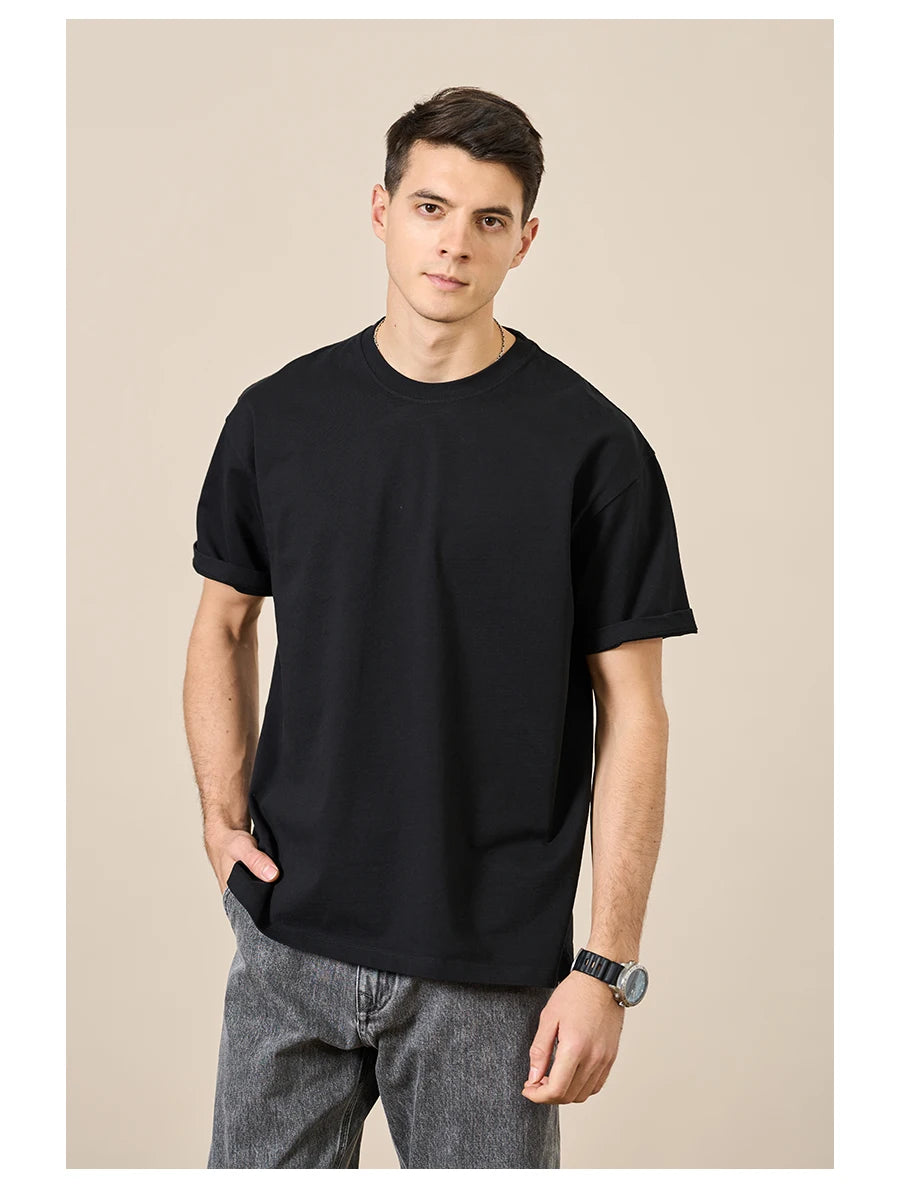 Cotton T-Shirt - Men's Casual & Oversized Tee
