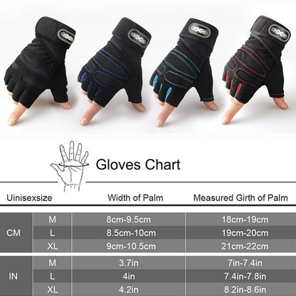 Weight Lifting Gloves With Wrist Wrap
