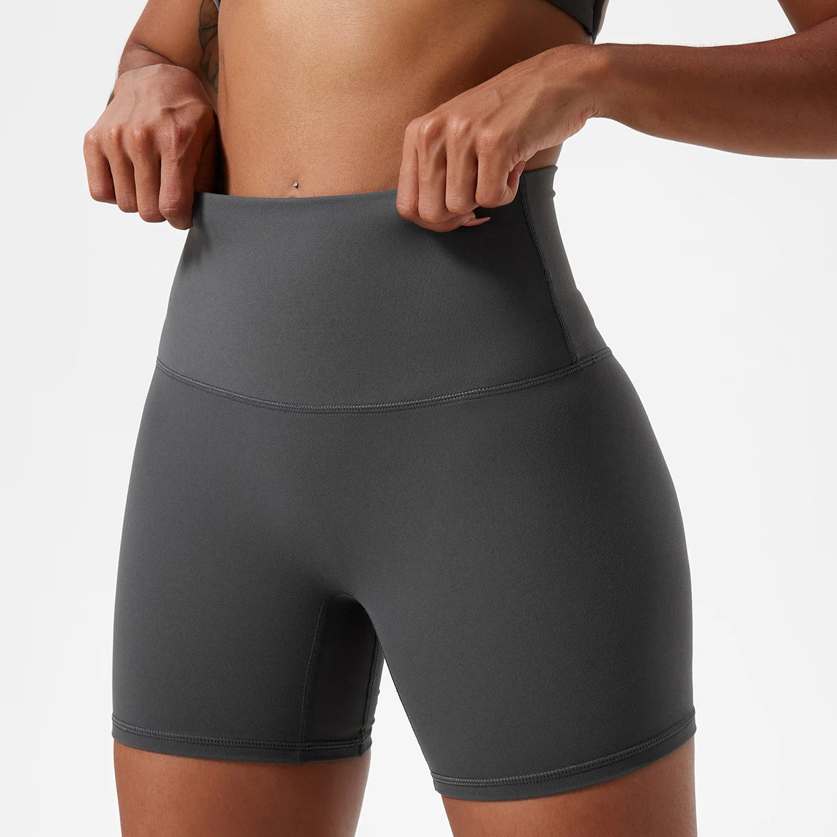 High Waist Yoga Shorts - Comfortable & Stylish Workout Gear