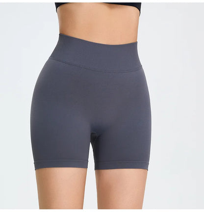 Seamless High Waist Sports Shorts - Elevate Your Workout