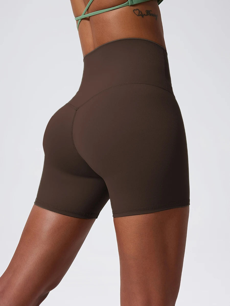 High Waist Yoga Shorts - Comfortable & Stylish Workout Gear