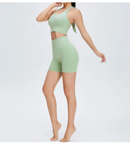 Seamless High Waist Sports Shorts - Elevate Your Workout