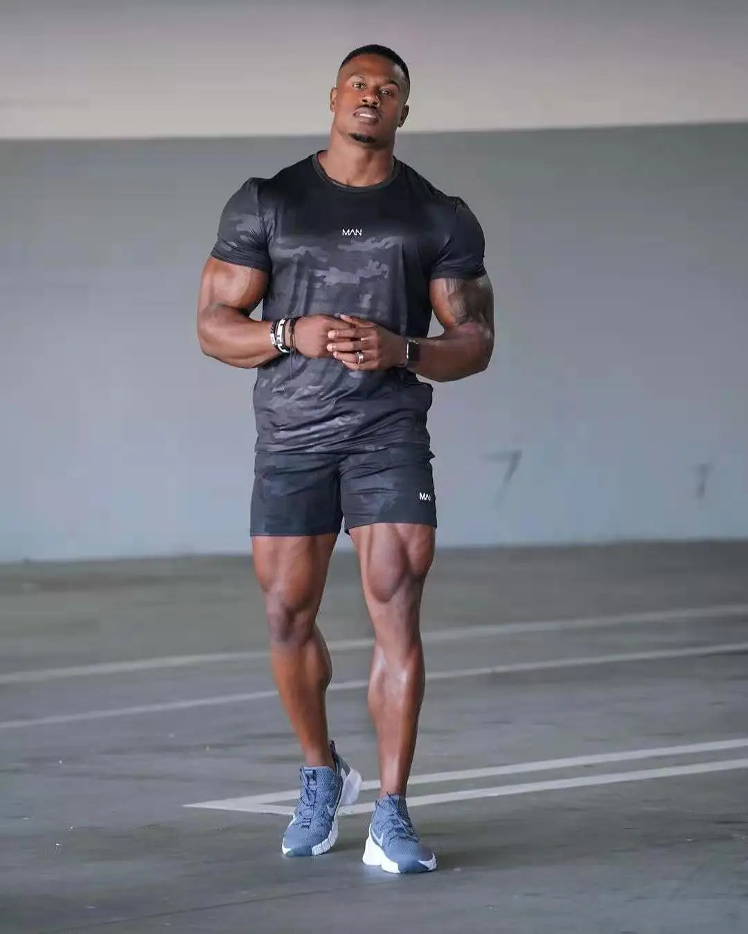 Sports Shorts - Quick Dry & Elastic Training Pants