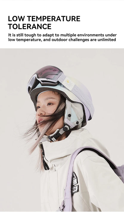 Ski Helmet with Removable Lining & CE Certified Safety